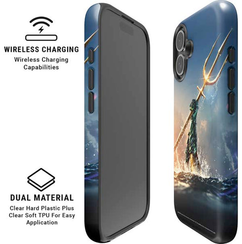 DC Comics Aquaman Movie Poster Trident iPhone 16 Plus Magsafe Impact Case