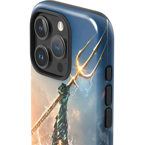 DC Comics Aquaman Movie Poster Trident iPhone 16 Pro Max Impact Case