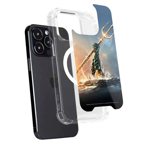 DC Comics Aquaman Movie Poster Trident iPhone 16 Pro Max MagSafe Case