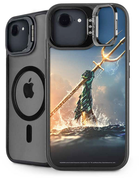 DC Comics Aquaman Movie Poster Trident iPhone 16e Kickstand Case