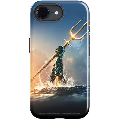 DC Comics Aquaman Movie Poster Trident iPhone 16e Impact Case