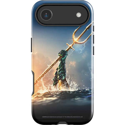 DC Comics Aquaman Movie Poster Trident iPhone 17 Air Impact Case