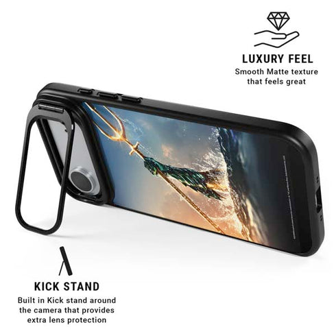 DC Comics Aquaman Movie Poster Trident iPhone 17 Air Kickstand Case