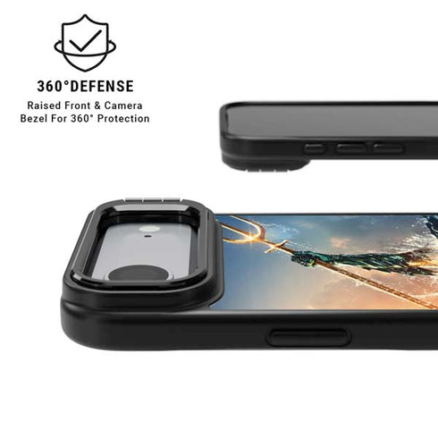 DC Comics Aquaman Movie Poster Trident iPhone 17 Air Kickstand Case