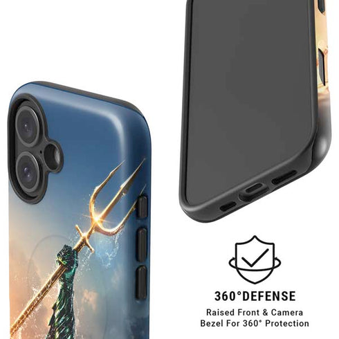 DC Comics Aquaman Movie Poster Trident iPhone 17 Magsafe Impact Case