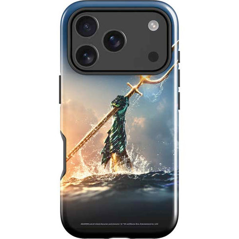 DC Comics Aquaman Movie Poster Trident iPhone 17 Pro Impact Case