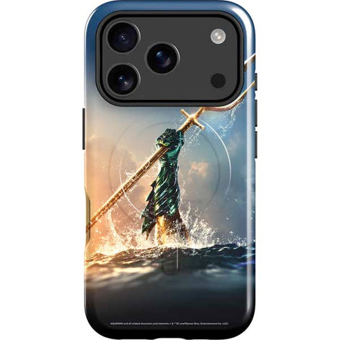 DC Comics Aquaman Movie Poster Trident iPhone 17 Pro Magsafe Impact Case