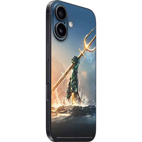 DC Comics Aquaman Movie Poster Trident iPhone 17 Skin