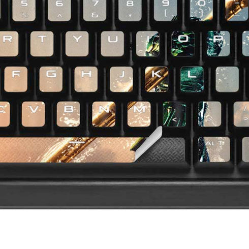 DC Comics Aquaman Movie Poster Trident K95 RGB PLATINUM Mechanical Gaming Keyboard Skin