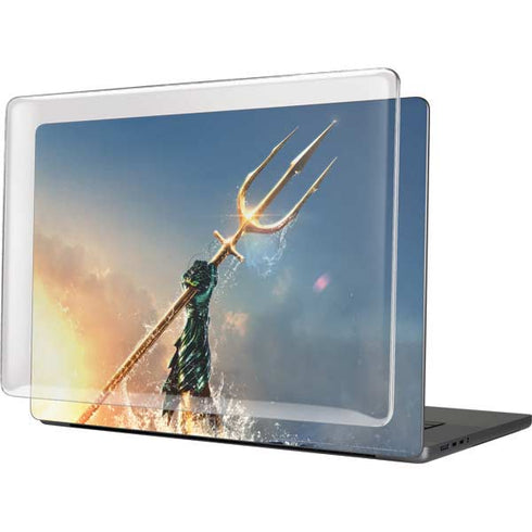 DC Comics Aquaman Movie Poster Trident MacBook Cases