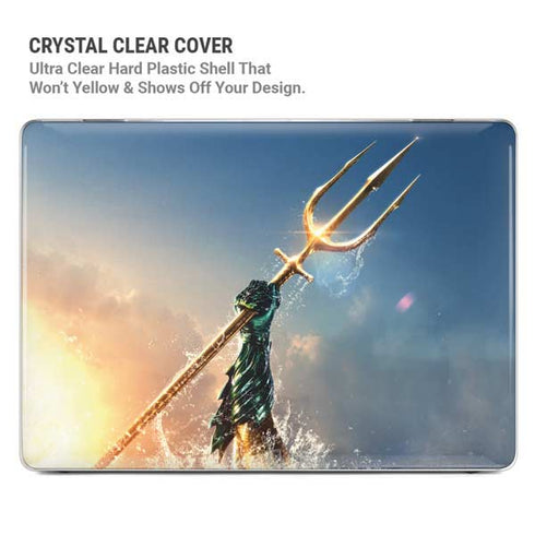 DC Comics Aquaman Movie Poster Trident MacBook Cases