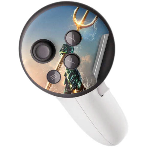 DC Comics Aquaman Movie Poster Trident Meta Quest 3S Skin