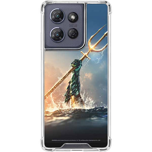 DC Comics Aquaman Movie Poster Trident Moto G Play 5G (2025) Clear Case