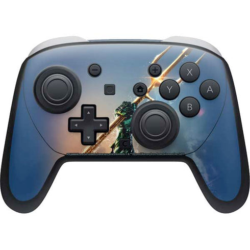 DC Comics Aquaman Movie Poster Trident Nintendo Switch 2 (2025) Pro Controller Skin