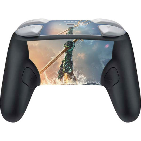 DC Comics Aquaman Movie Poster Trident Nintendo Switch 2 (2025) Pro Controller Skin