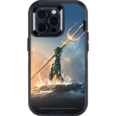 DC Comics Aquaman Movie Poster Trident Otterbox Defender iPhone Skin