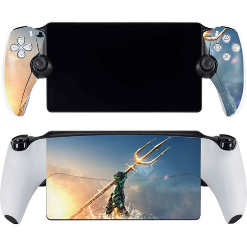 DC Comics Aquaman Movie Poster Trident PlayStation Portal Remote Player Skin