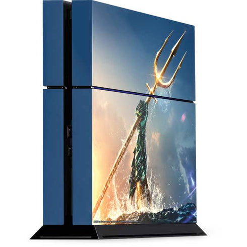 DC Comics Aquaman Movie Poster Trident PlayStation PS4 Skins