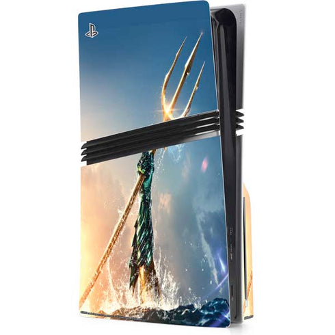 DC Comics Aquaman Movie Poster Trident PlayStation PS5 Skins