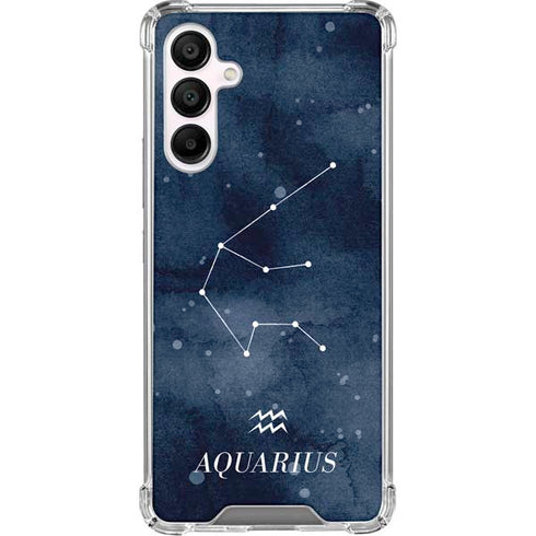 Aquarius Constellation Galaxy A16 5G Clear Case
