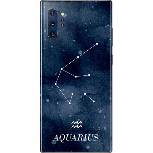 Aquarius Constellation Galaxy Note 10 Plus Skin