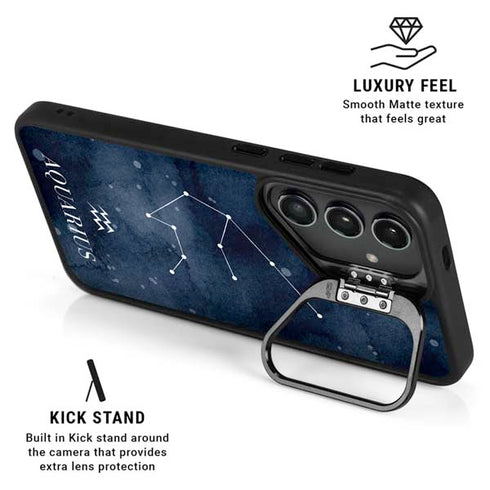 Aquarius Constellation Galaxy S24 Kickstand Case