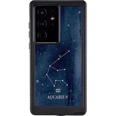 Aquarius Constellation Galaxy S24 Ultra Waterproof Case