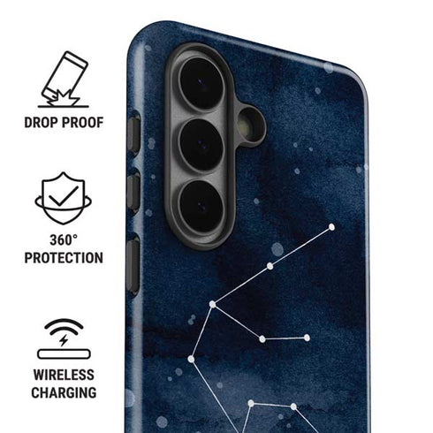 Aquarius Constellation Galaxy S26 Plus Impact Case