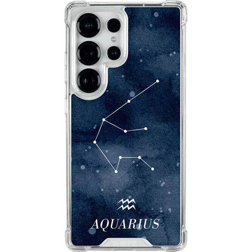 Aquarius Constellation Galaxy S26 Ultra Clear Case