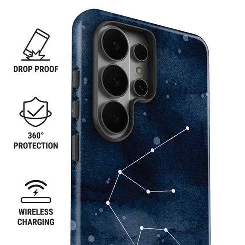 Aquarius Constellation Galaxy S26 Ultra Impact Case