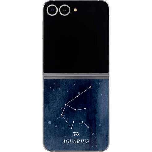 Aquarius Constellation Galaxy Z Flip6 Skin