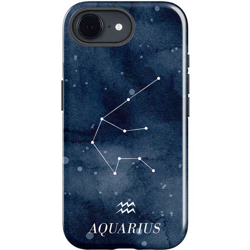 Aquarius Constellation iPhone 16e Impact Case