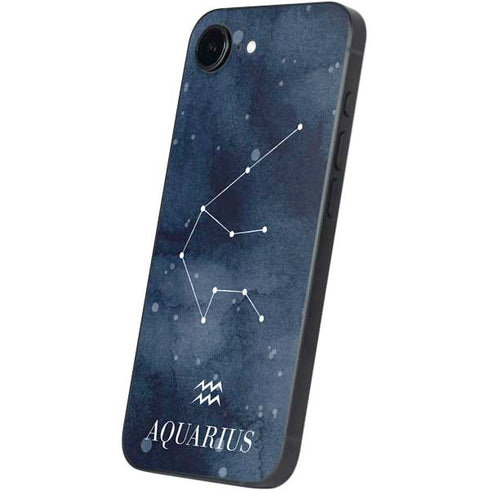 Aquarius Constellation iPhone 16e Skin
