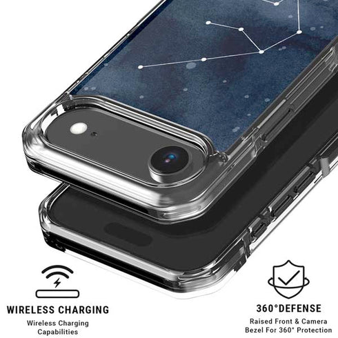 Aquarius Constellation iPhone 17 Air Clear Case