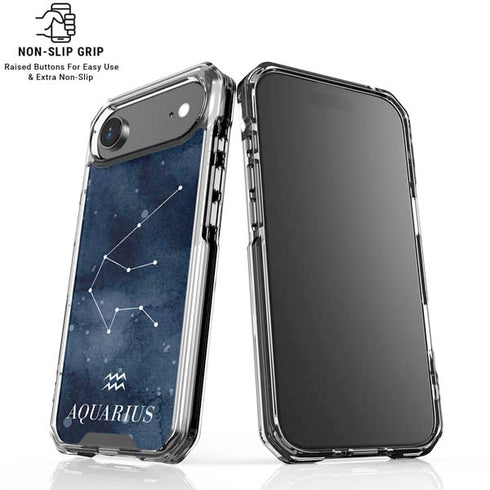 Aquarius Constellation iPhone 17 Air Clear Case