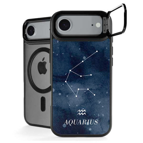 Aquarius Constellation iPhone 17 Air Kickstand Case