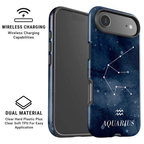 Aquarius Constellation iPhone 17 Air Magsafe Impact Case