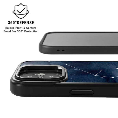 Aquarius Constellation iPhone 17 Kickstand Case