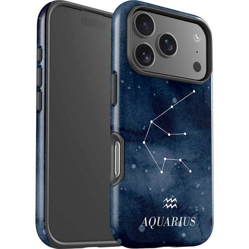 Aquarius Constellation iPhone 17 Pro Impact Case