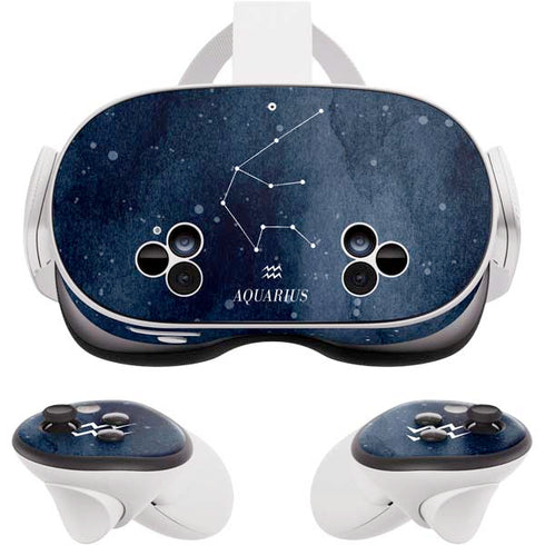 Aquarius Constellation Meta Quest 3S Skin