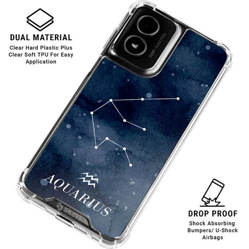 Aquarius Constellation Moto G Power 5G (2024) Clear Case