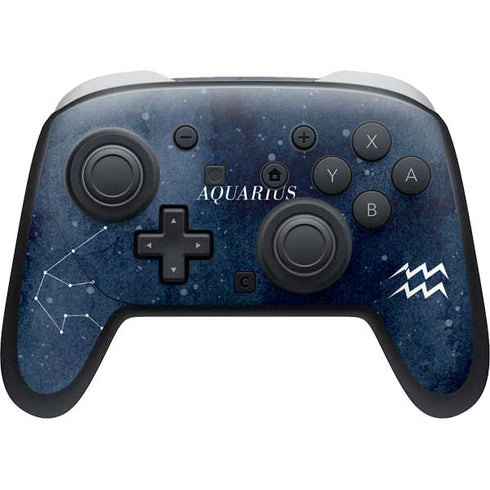 Aquarius Constellation Nintendo Switch 2 (2025) Pro Controller Skin