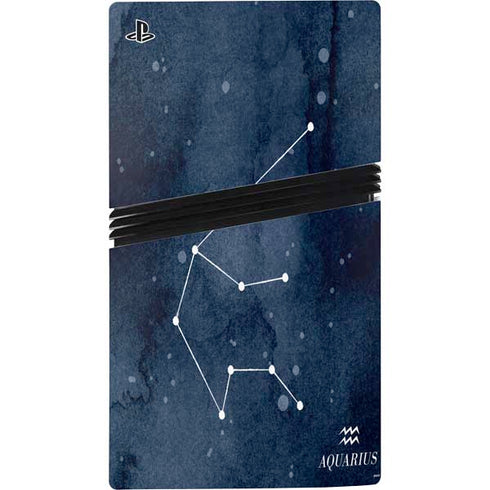 Aquarius Constellation PS5 Pro Console Skin