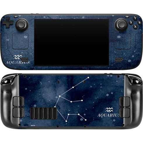 Aquarius Constellation Steam Deck Handheld Gaming Computer OLED Skin