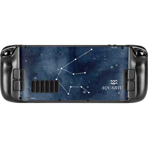 Aquarius Constellation Steam Deck Handheld Gaming Computer Skin