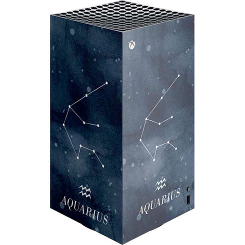 Aquarius Constellation XBox Series X Digital Edition Console Skin