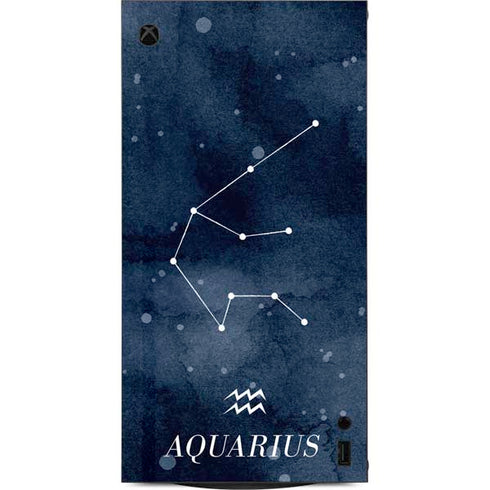 Aquarius Constellation XBox Series X Digital Edition Console Skin