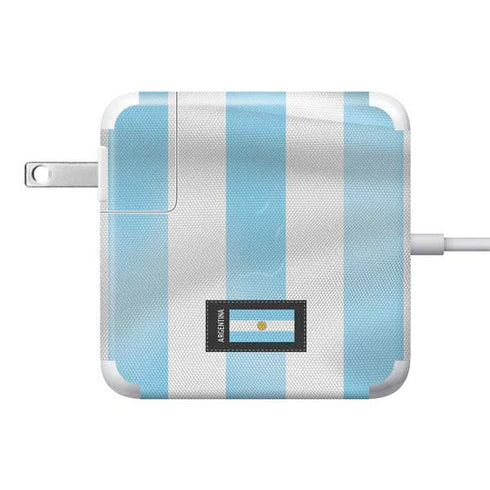 Argentina Soccer Flag 85W Power Adapter (15 and 17 inch MacBook Pro Charger) Skin