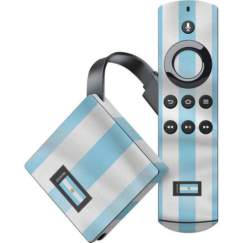 Argentina Soccer Flag Amazon Fire TV Skin