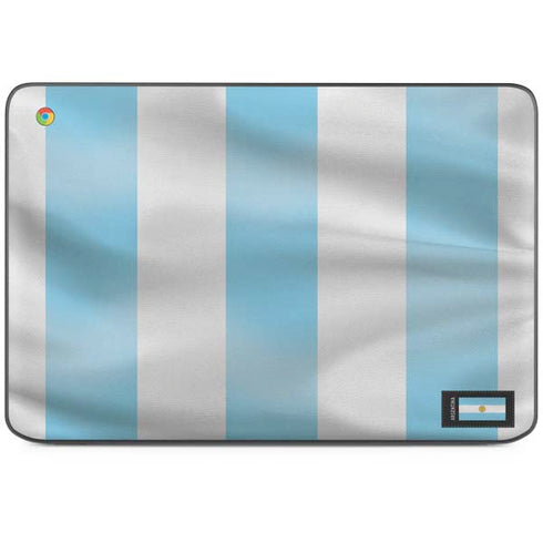 Argentina Soccer Flag HP Chromebook Skin